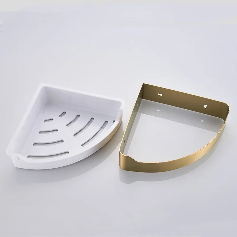 Угловая Проволочная Корзина настенный кронштейн с полками для ванных