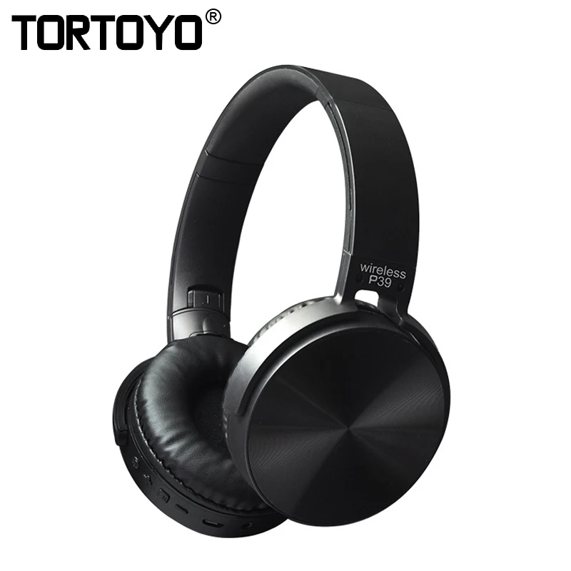 TORTOYO P39 Смарт Bluetooth V4.2 + EDR наушники Беспроводные спортивные стерео с HD микрофоном TF