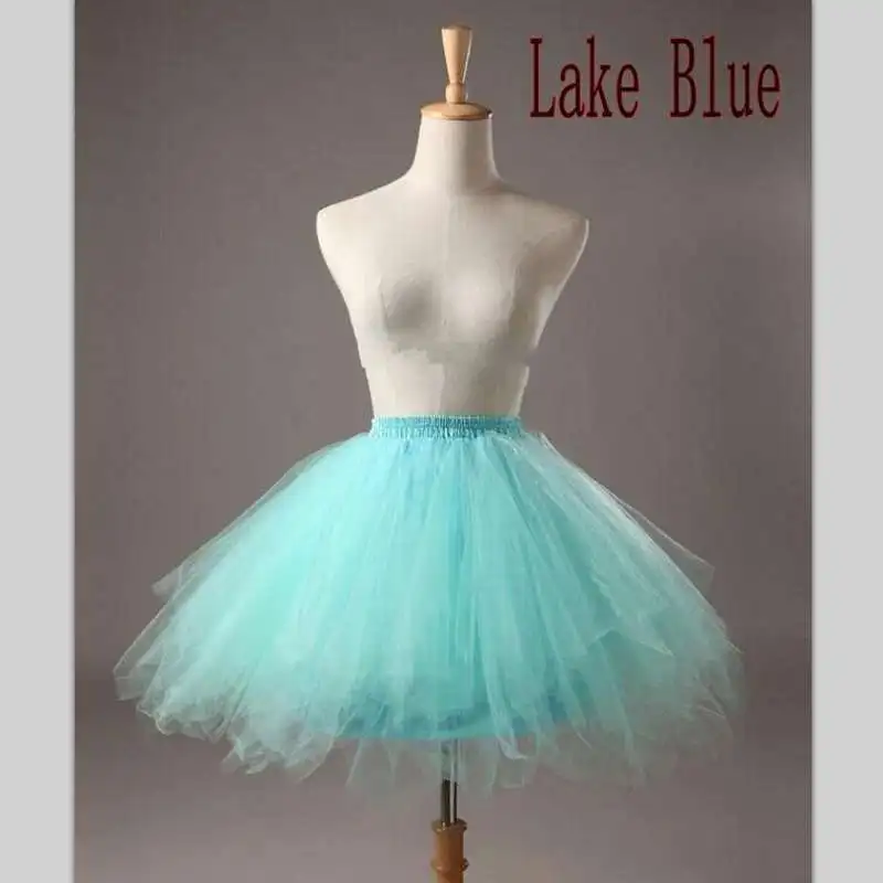 New Colorful Petticoa Hot Candy Color Multi-color Tutu Underskirt t jupon crinoline cerceau mariage Petticoat |