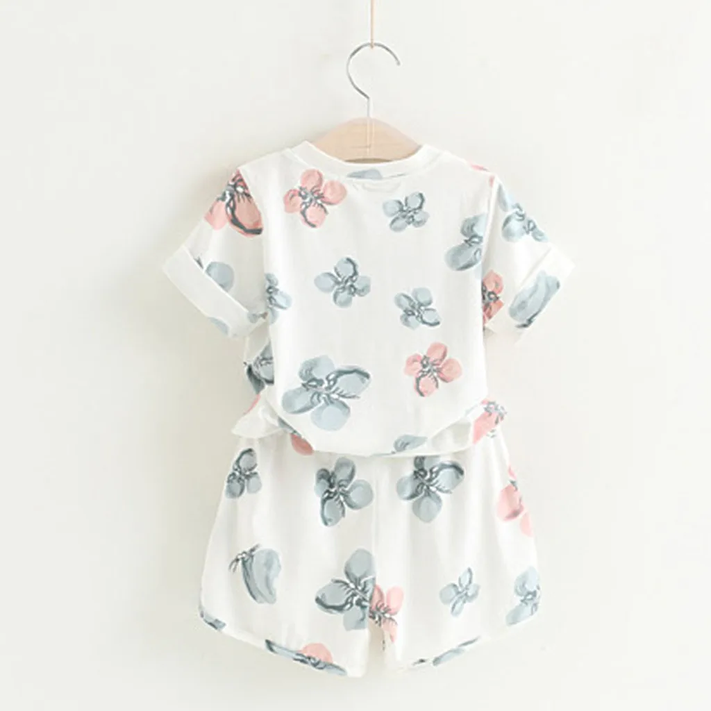 Perimedes/комплекты летней одежды для девочек Одежда маленьких комплект из футболки