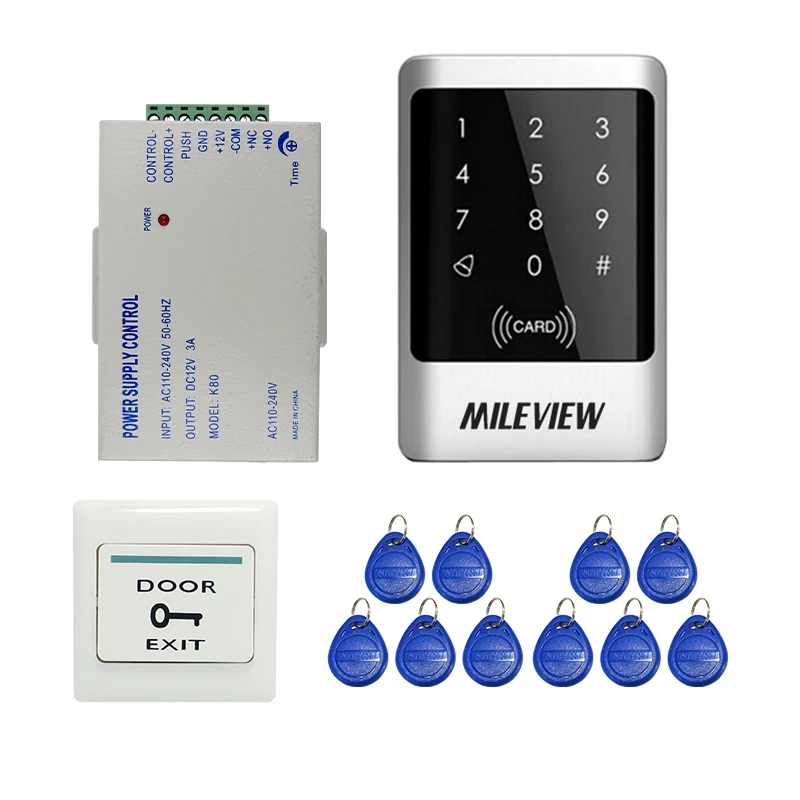 MILEVIEW DIY водонепроницаемый Rfid считыватель клавиатуры комплект контроля доступа к
