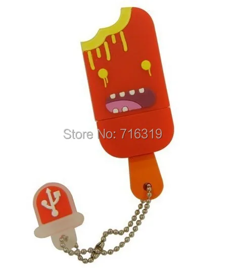 Красочные мороженое форма Usb ручки вспышки диск карты памяти 8 ГБ 16 32 64 флешки