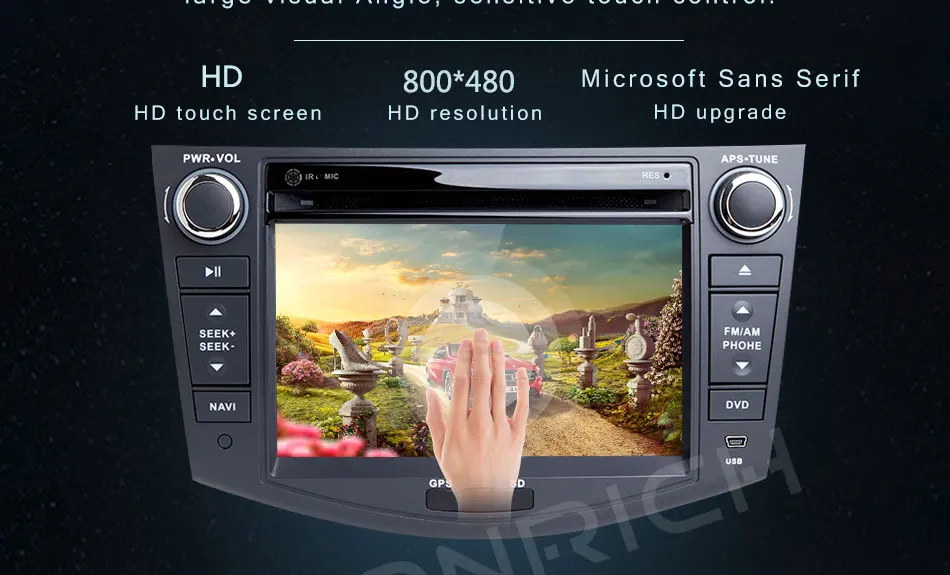 Авторадио 2din автомобильный мультимедийный плеер для Toyota RAV4 Rav 4 2007 2008 2009 2010 2011 2012 DVD gps навигация стерео головное устройство DAB