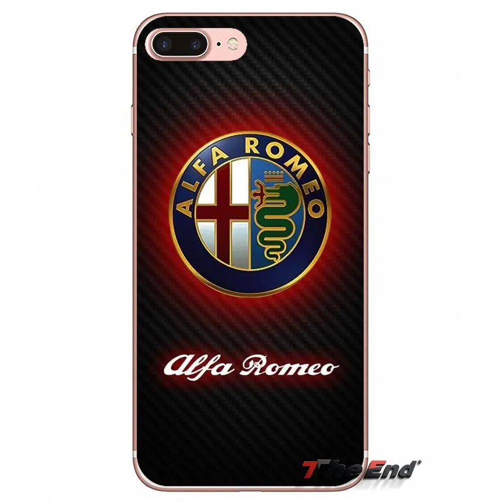 Для Samsung Galaxy J1 J2 J3 J5 J7 A3 A5 A7 2015 2016 2017 J530 J730 Fundas Coque Super car Alfa Romeo Логотип ТПУ силиконовый