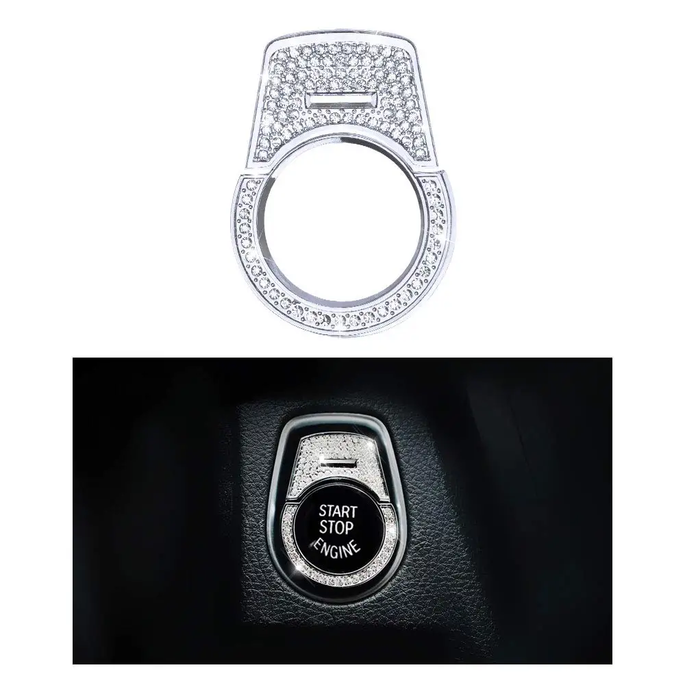 Совместимые крышки двигателя для BMW аксессуары части кнопки пуска стоп Чехлы