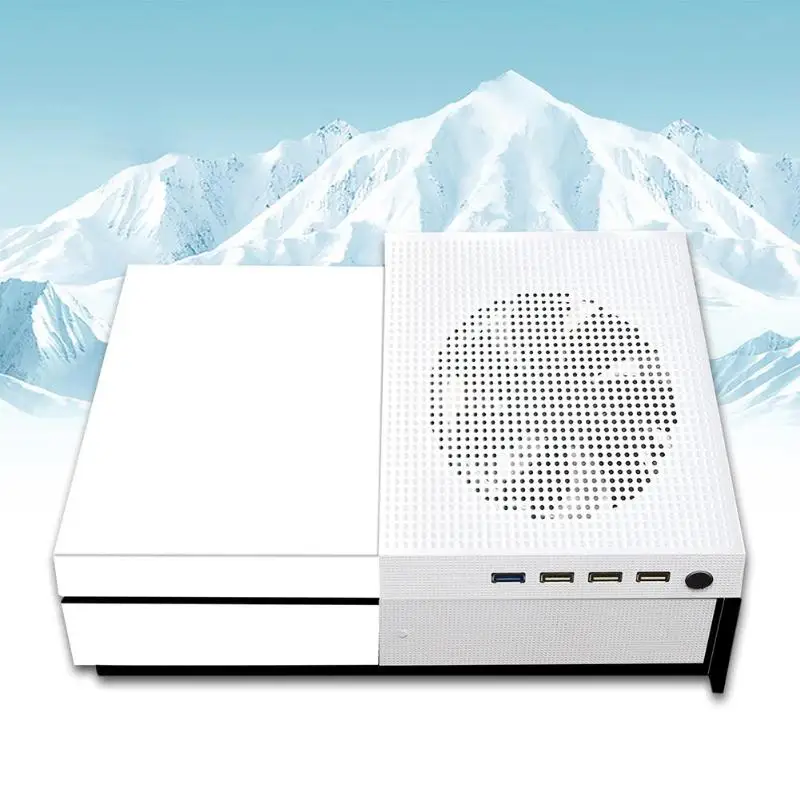 Вертикальная подставка держатель охлаждающий вентилятор кулер и 4 порта usb хаб