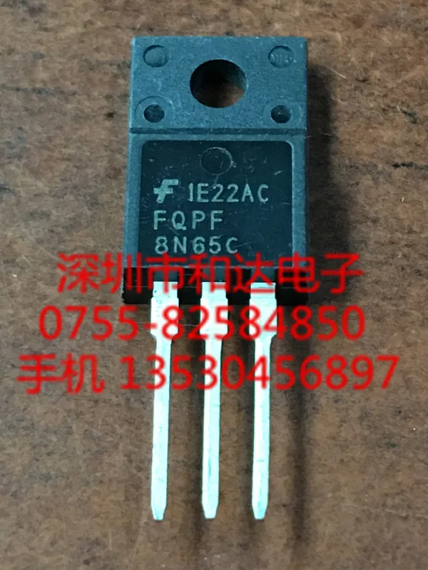Новые и оригинальные FQPF8N65C TO-220F Горячие продажи интегральных схем |