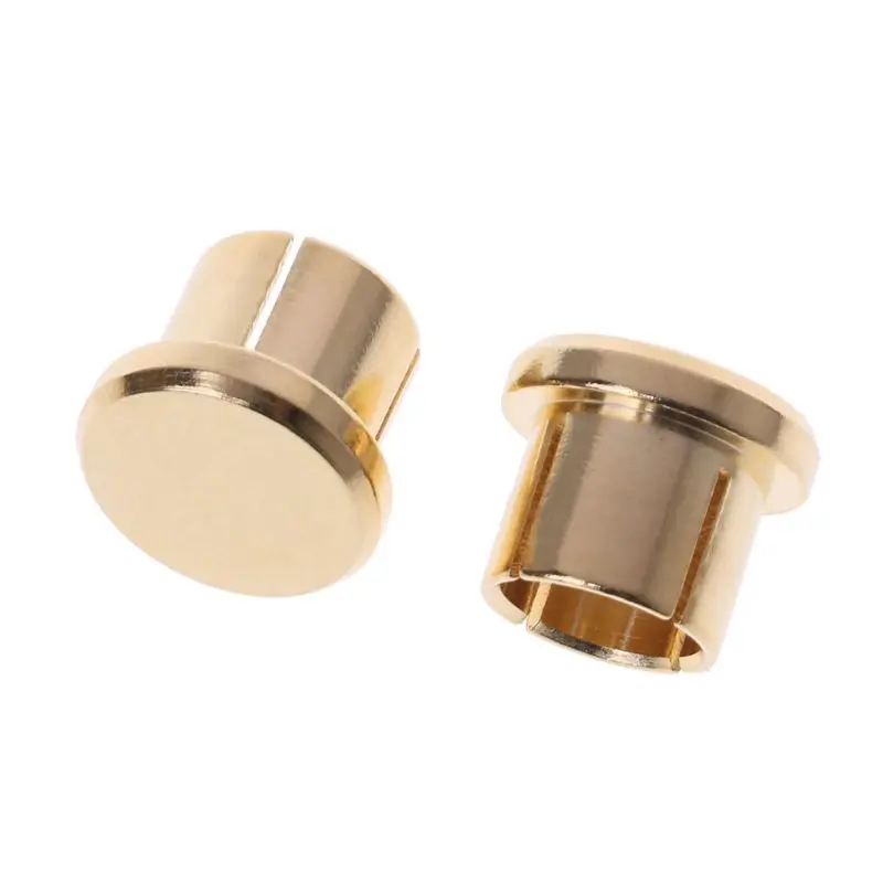 10Pcs Gold Plated Short Circuit Socket Phono Connector RCA Shielding Jack Protect Cover Caps | Электроника