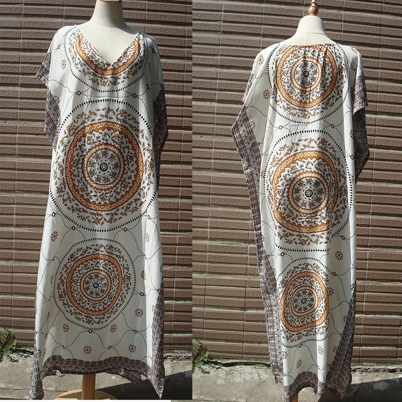 

Long Beach Cover up Robe de Plage Swimsuit Cover up Saida de Praia longa Print Women Bathing suit cover up Tunics for Beach