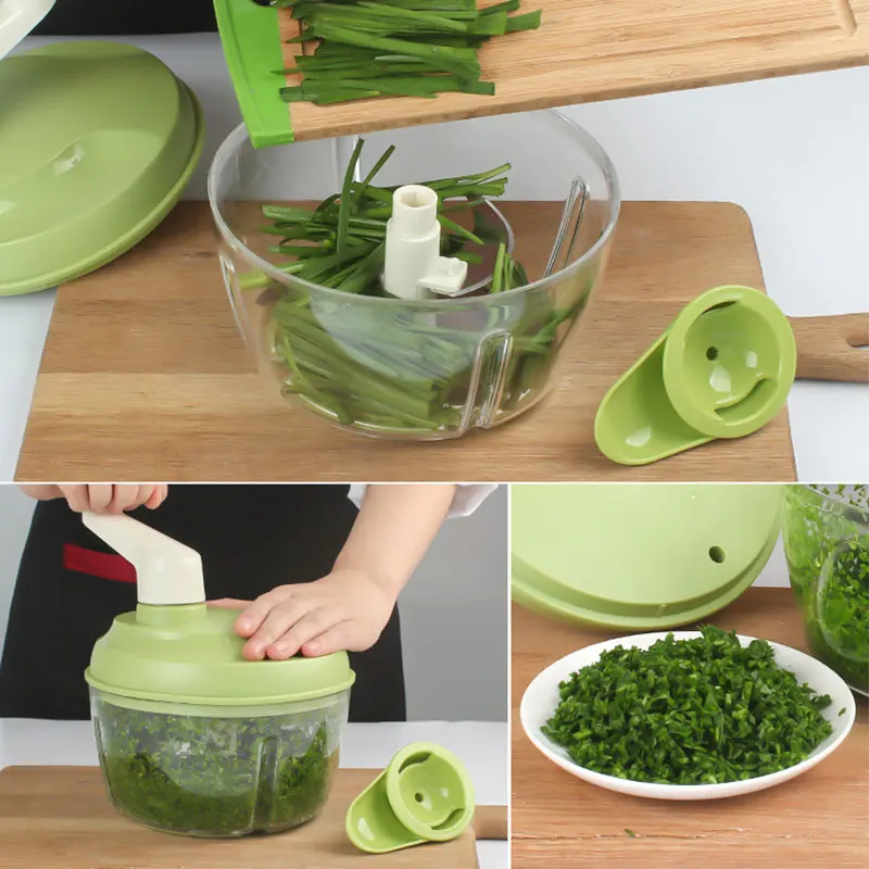 Ручная мясорубка измельчитель для овощей Мини Hachoir Мануэль кухонный комбайн