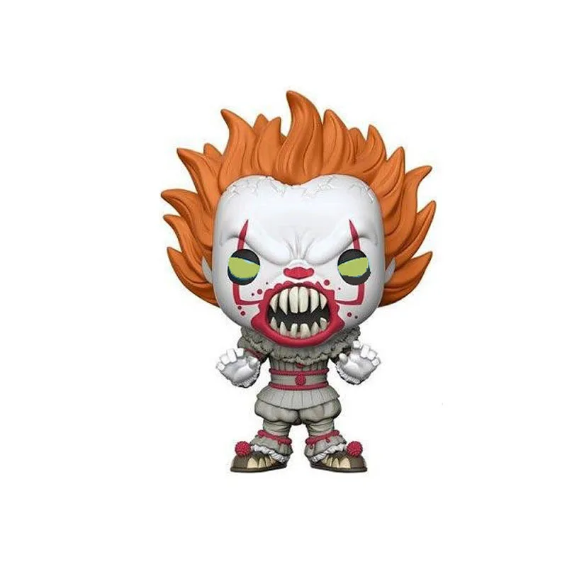 Синий FUNKO поп фильм Стивен Кинг это ребенок играть Pennywise ПВХ фигурку Коллекция Модель игрушечные лошадки для детей Рождественский подарок - Цвет: Синий