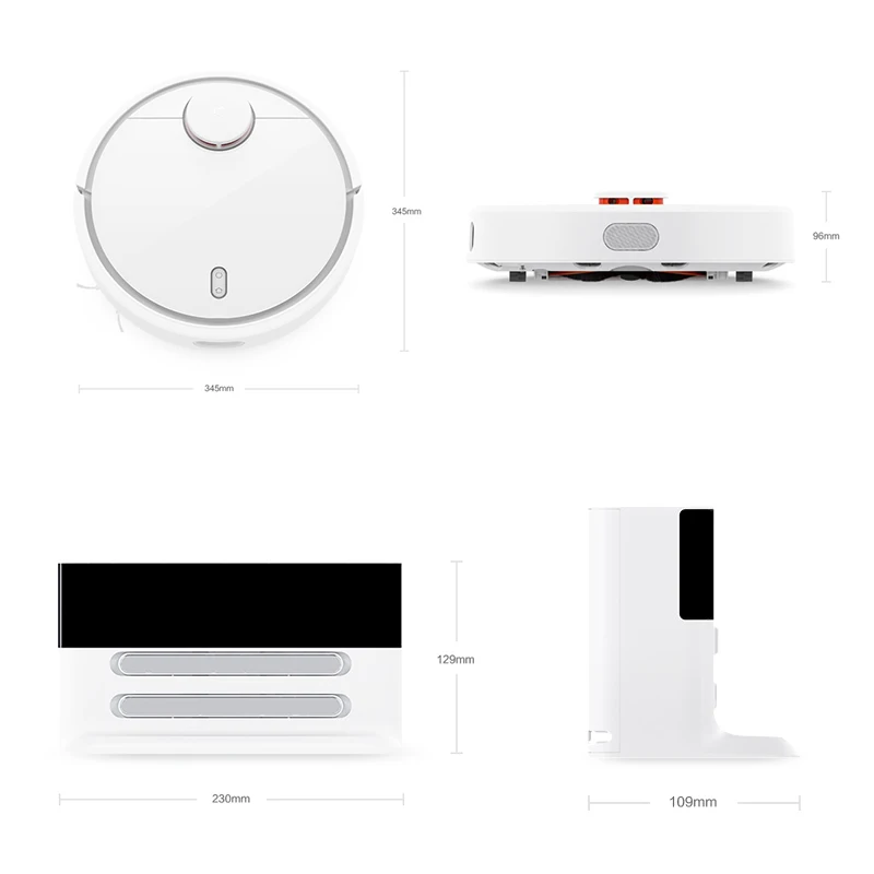 Оригинальный XIAOMI Mijia MI робот пылесос для дома автоматический подметание пыли