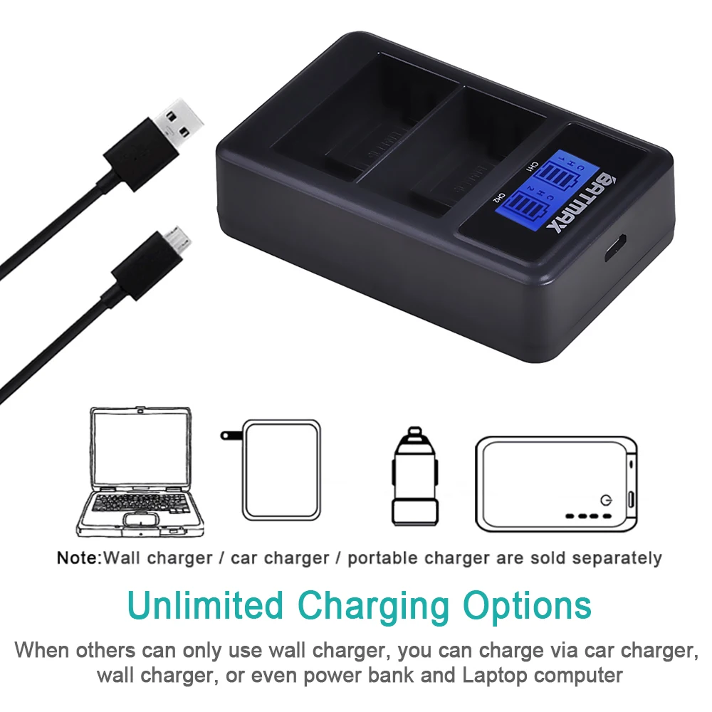 EN-EL15 RU EL15 ENEL15 Аккумулятор akku емкостью + ЖК-дисплей USB Dual Зарядное устройство для Nikon