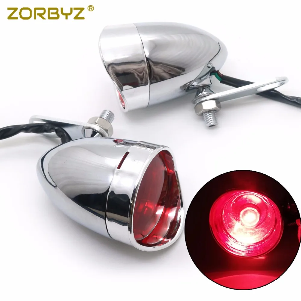 ZORBYZ Универсальный хромированный Стоп задний стоп-сигнал с задним ударным