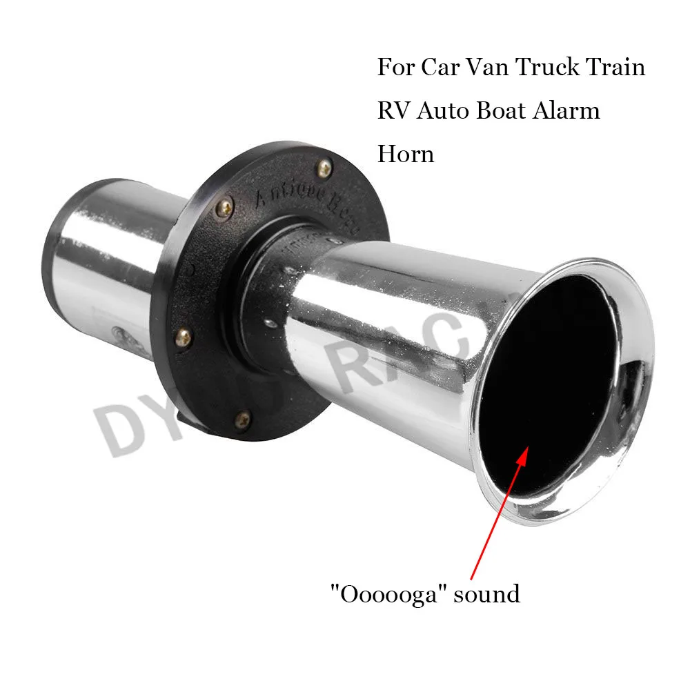 Автомобильная лодка Мотоцикл Универсальный Ван Air Horn Klaxon Ahoooogah звук 12 В