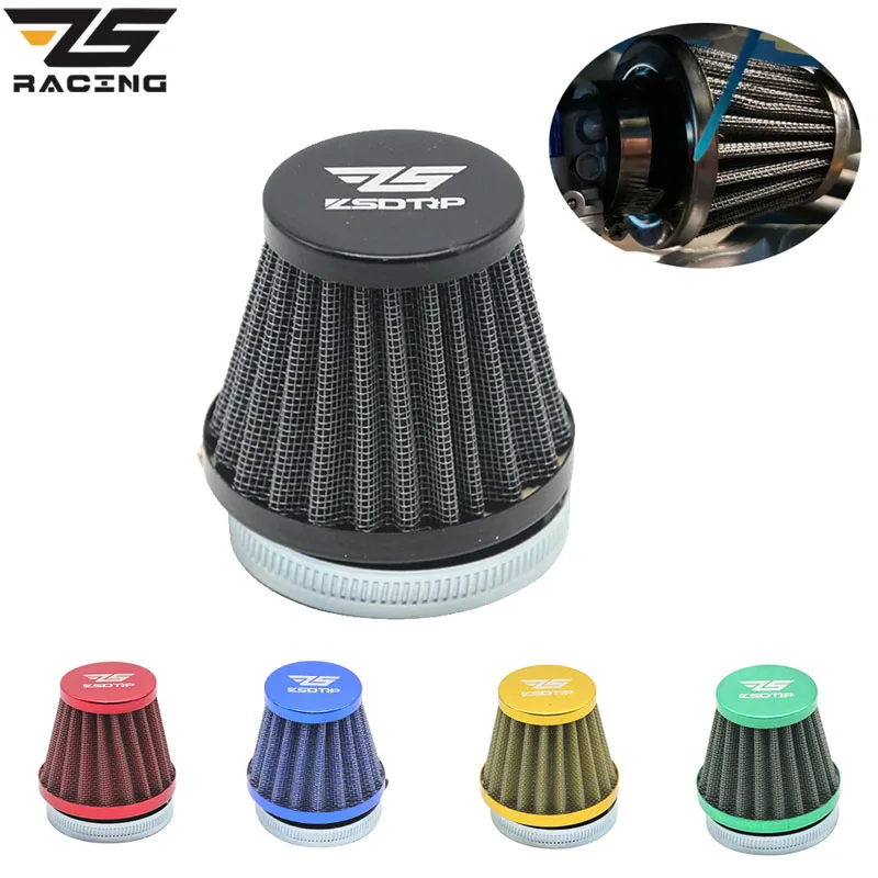 ZS Racing 50 мм МОТОЦИКЛ КАРБЮРАТОР воздушный фильтр для 2 т/4 т 21-30 мм PWK KEIHIN KOSO OKO MIKUNI Карбюратор ATV Quad