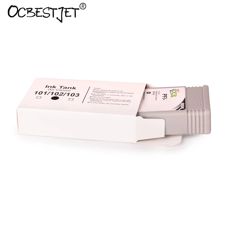 

PFI-105 130ML Compatible Ink Cartridge Full With 130ML Pigment Ink Inside For Canon IPF-6300 IPF-6350 Printer 12 Colors
