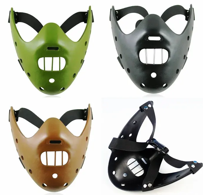 Hannibal The silence of the lambs red dragon Halloween полумаска Изысканная смоляная маска маскарадные