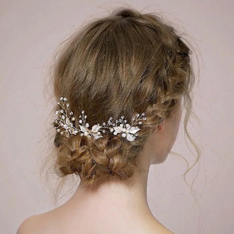 1 шт. женская заколка для волос с жемчугом | Красота и здоровье