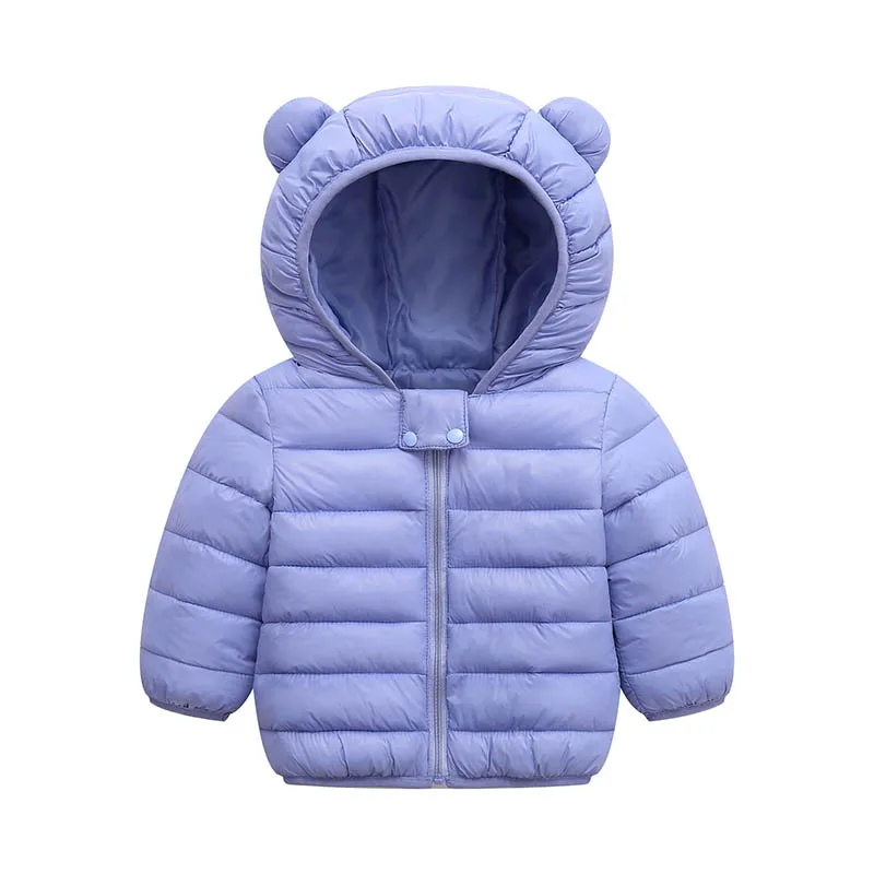 10-Light blue Осень-зима, куртки для девочек, пальто, детские парки, детские куртки для мальчиков, куртки для маленьких девочек, теплая верхняя одежда с капюшоном, пальто - Цвет: 10-Light blue