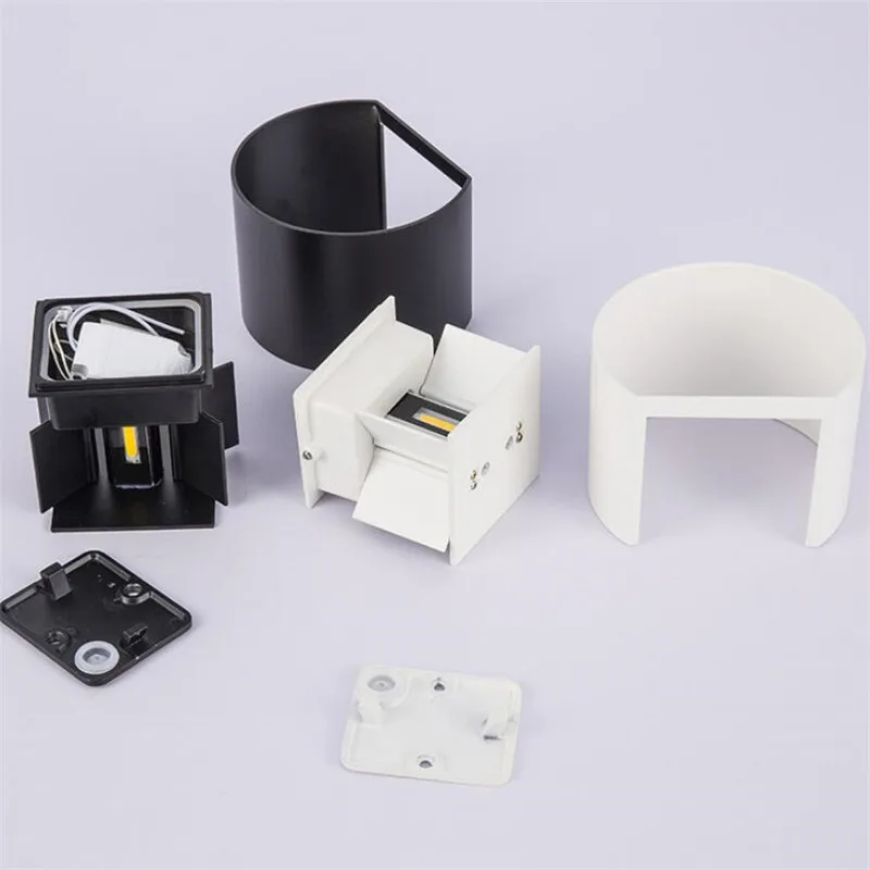 Затемнения 6 Вт светодиодный настенный светильник открытый регулируемый угол