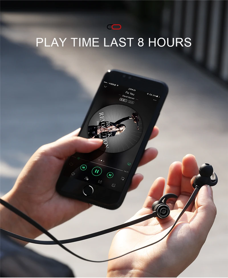 Joyroom D4 Bluetooth наушники Беспроводная спортивная Гарнитура наушники магнитные IPX5 водонепроницаемые наушники для iPhone samsung huawei