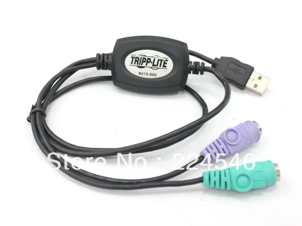 Б/у USB к PS/2 адаптеру для Tripp-Lite клавиатуры и мыши на 0 8 м |