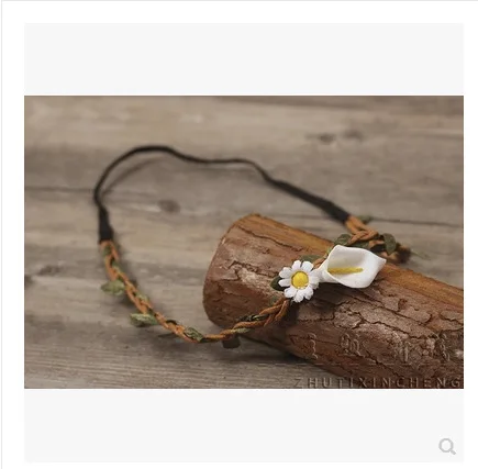 Для новорожденных девочек оголовье подставки для фотографий младенцев, волосы с цветами аксессуар бабочка Flokati аксессуары фото реквизит студия стрельба