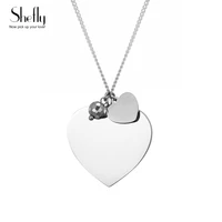 long necklace for women 2021 stainless steel heart butterfly tree of life pendant necklace fashion jewelry gift accessory