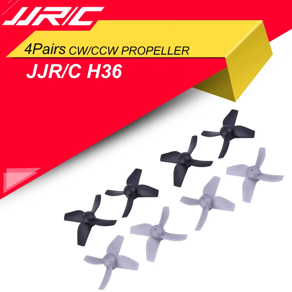 4 пары JJRC H36 CW/CCW пропеллер реквизит лезвие для дрона RC Мини квадрокоптера запасные