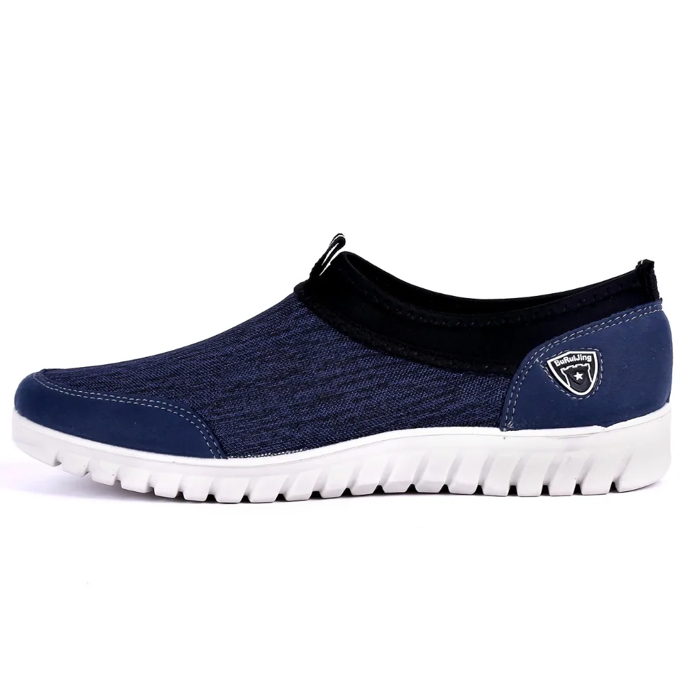QIYHONG Men's Casual Shoes Sneakers Summer Mesh Breathable Comfortable Men Loafers footwears Slipon Walking Big Size 38-48 | Обувь
