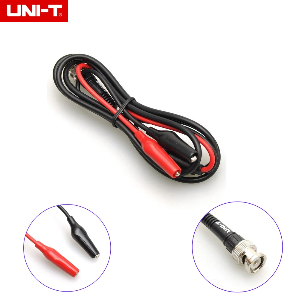 

UNI-T UTL02 Multimeter Test Lead Probes Alligator For Oscilloscope BNC