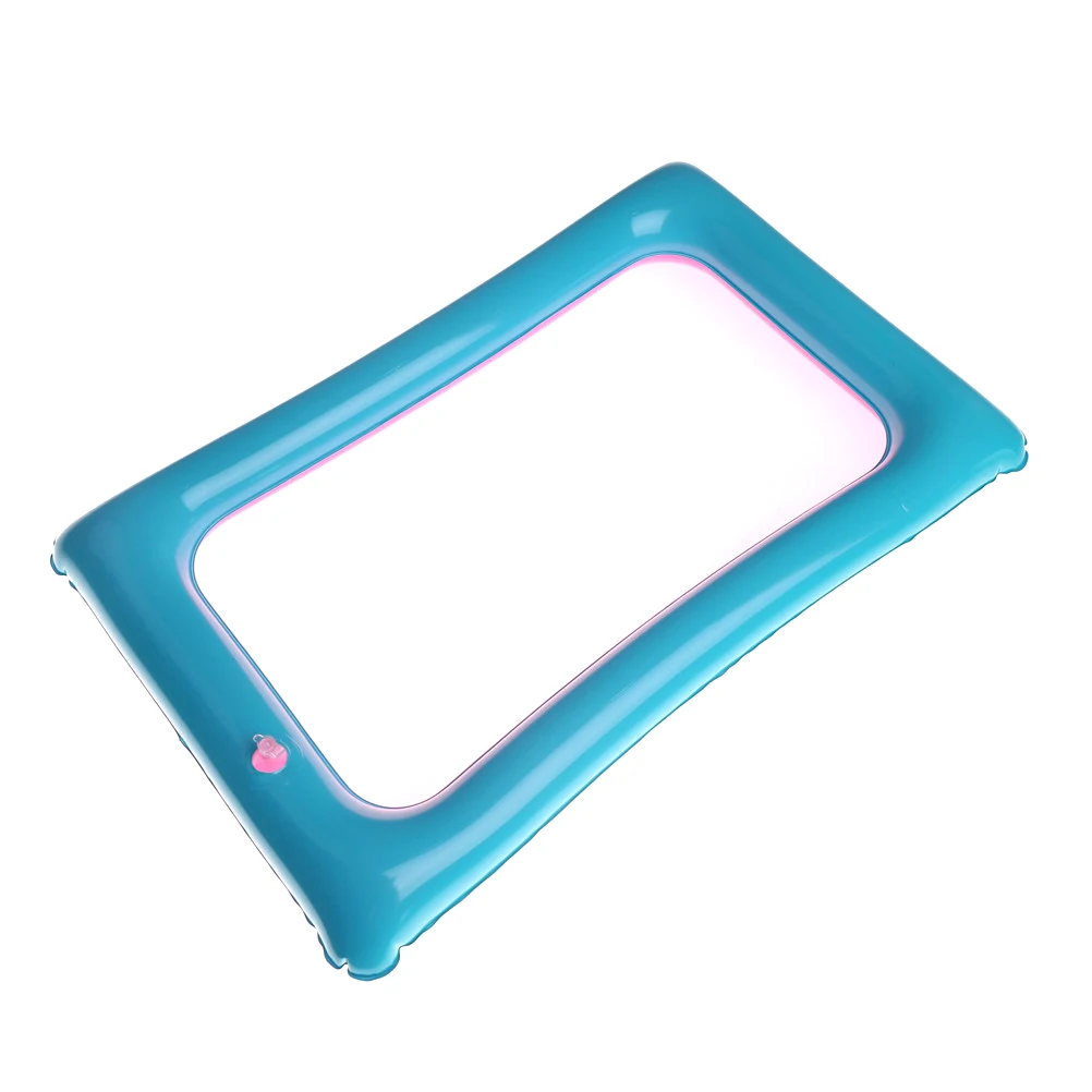 

1 Pcs PVC for Little Children Outdoor/Indoor Playing Inflatable Sand Tray Mobile Table Toy Set Random Color 35*18.5cm