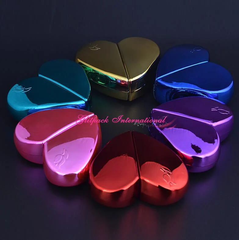 Глянцевые разноцветные флаконы для духов в форме сердца 20 шт./лот