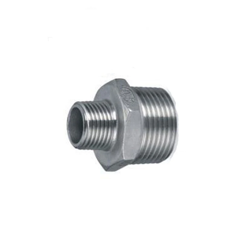 1/2 &quotBSP Male x 1/4&quot BSP резьба Шестигранная ниппель редуктор 304 нержавеющая сталь