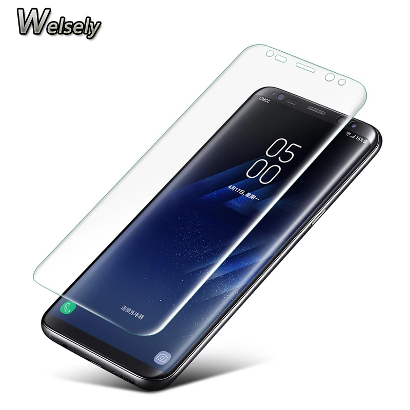 100 шт. 3D полное покрытие изогнутый экран HD протектор Защитная пленка для Samsung Galaxy S8