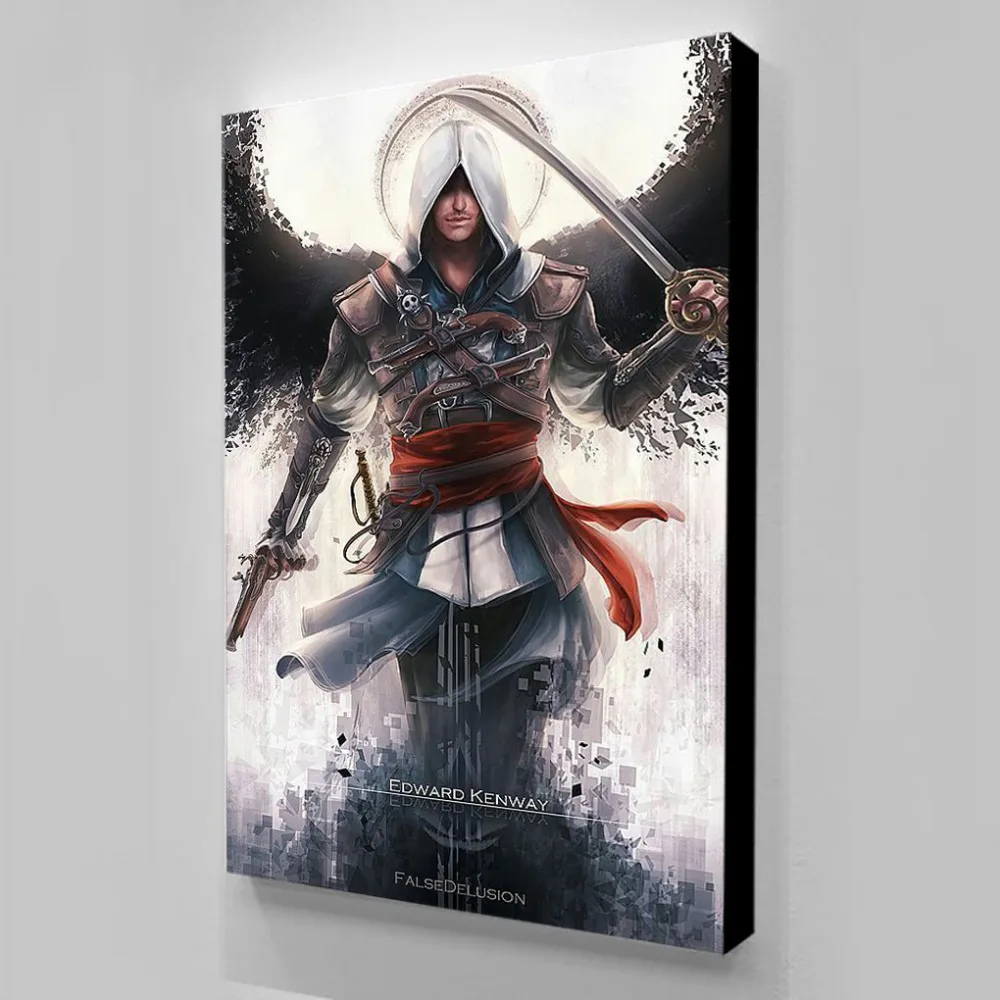 Картина на холсте игровой постер принт Assassins Creed картина Cuadros Decoraci N настенная