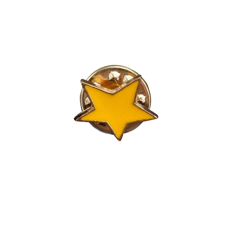 Star Мультяшные Броши Луна Звезда набор Эмаль Булавка джинсовые куртки нагрудные булавки Кнопка значок для мужчин и женщин рюкзак значки ювелирные изделия друзья подарки - Окраска металла: Star