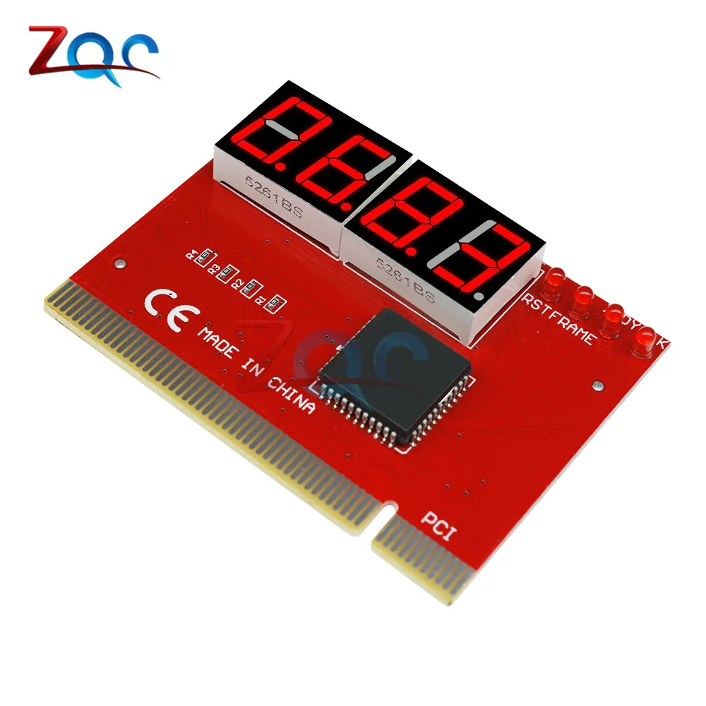 Светодиодный 4 значный диагностический тестер PCI компьютерный ПК анализатор