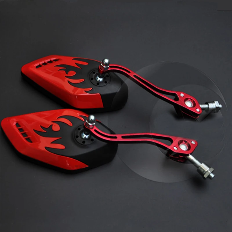 Мотоциклетное зеркало заднего вида 10 мм 8 положительный мотоцикл скутер Кафе racer