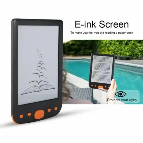 

6"e-ink screen BK6025 e-book reader Reader Electronic e book Gray Ereader 800x600 Resolution Display 300DPI