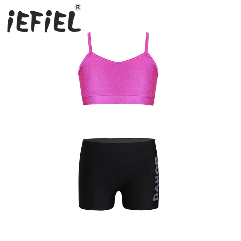 IEFiEL/детский танкини для девочек комплект с топом на бретельках принтом в виде