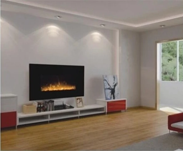 Галька/кристалл для замены друг друга Электрический светодиодный камин с