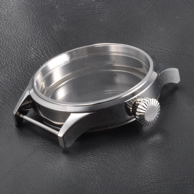 Полированный сапфировый стеклянный чехол corgтело 43 мм SS подходит для движения