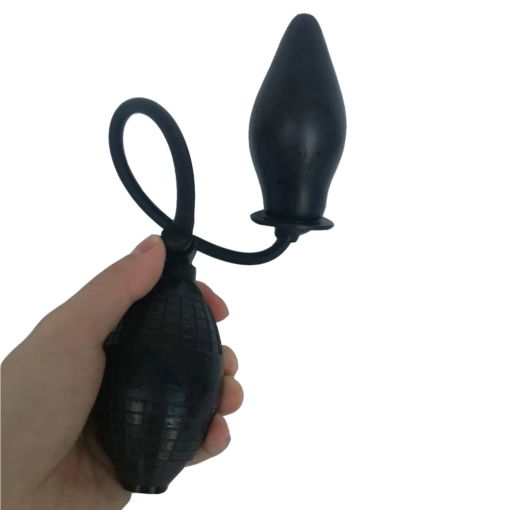 Sex Shop Soft Inflatable Anal Plug Expandable Rubber Butt With Pump Dilator Dildo Prostate Massage Toys For Couple | Красота и