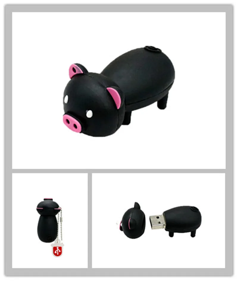 Высокая скорость! Милый мультяшный usb флеш-накопитель с поросенком флешка 4 ГБ 8 16
