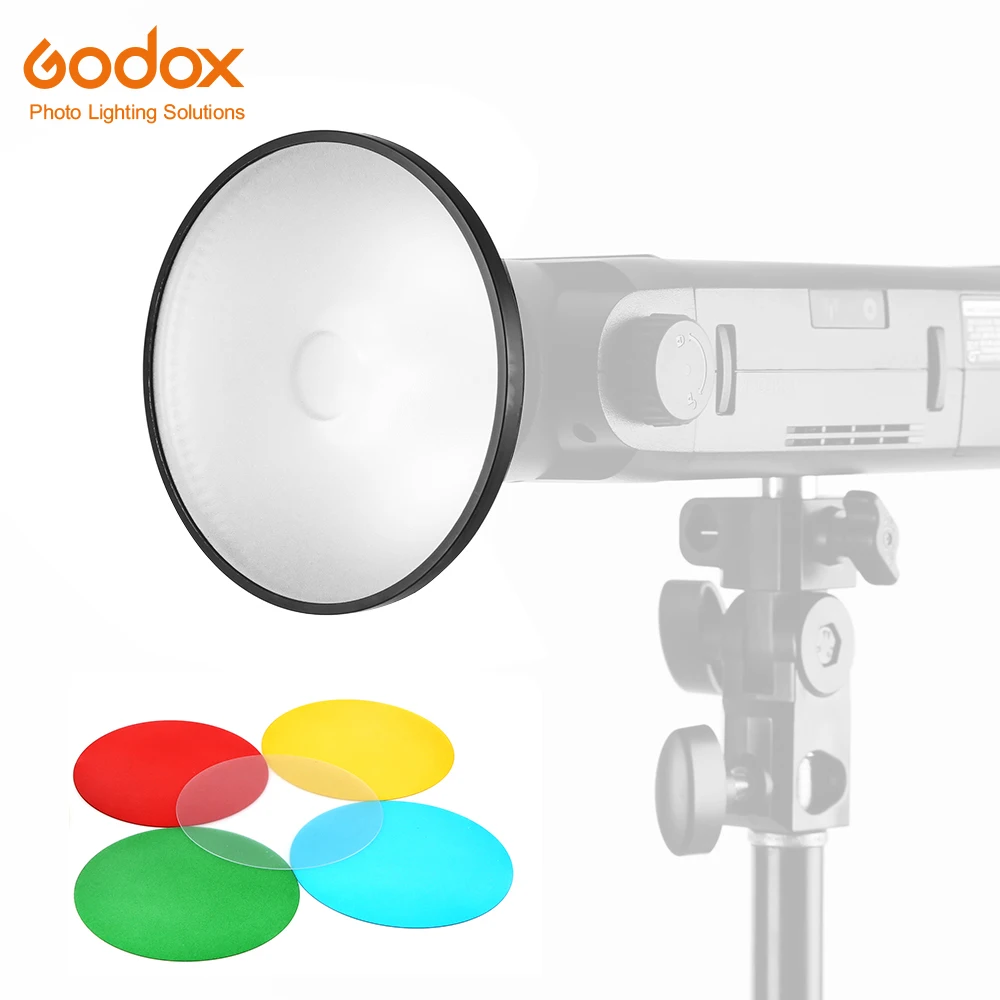 Godox AD M стандартная крышка отражателя с 5 цветными фильтрами для AD200 AD360 AD360II AD180|cover