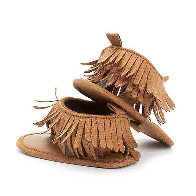 Детские босоножки с бахромой и мягкой подошвой 0 12 м|sandals infant|baby shoesbaby sandals girls |