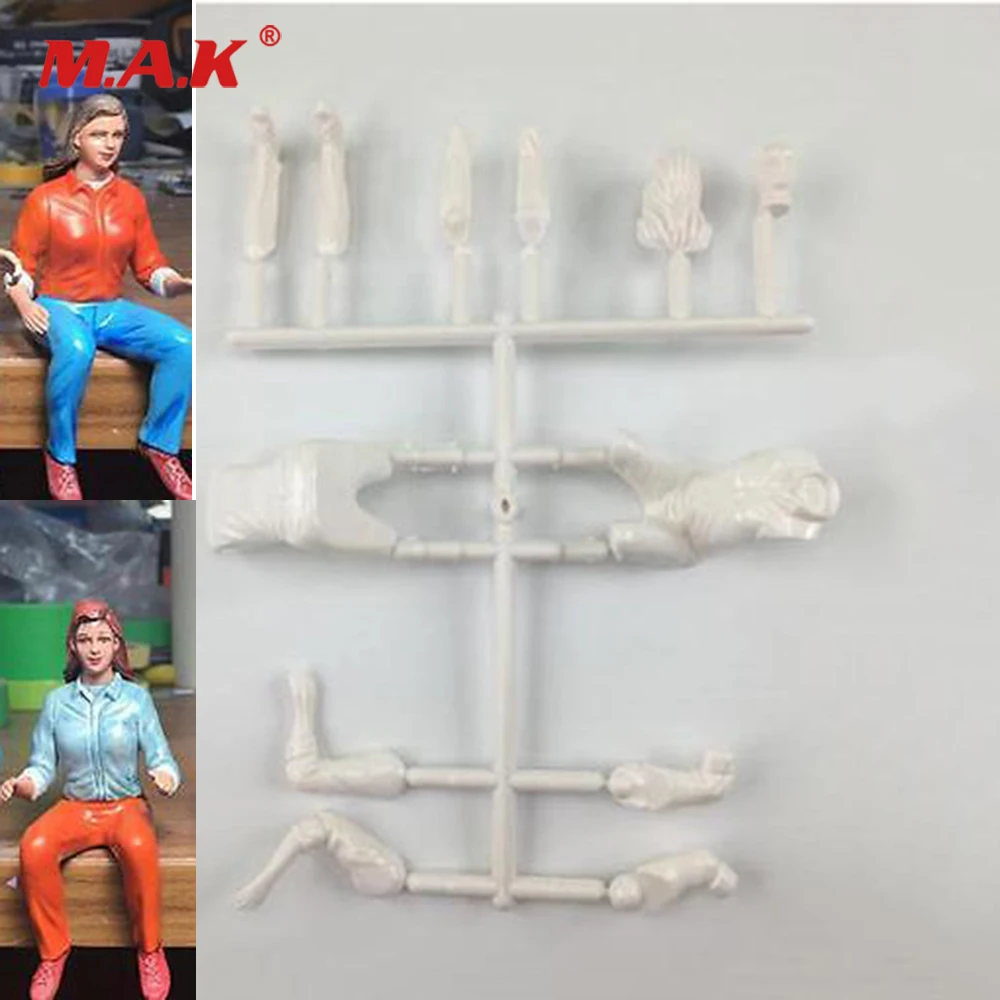 DIY I Piece Unpaited Female кукла &quotводитель&quot для RC 1/10 1/12 1/14 тракторный прицеп грузовик