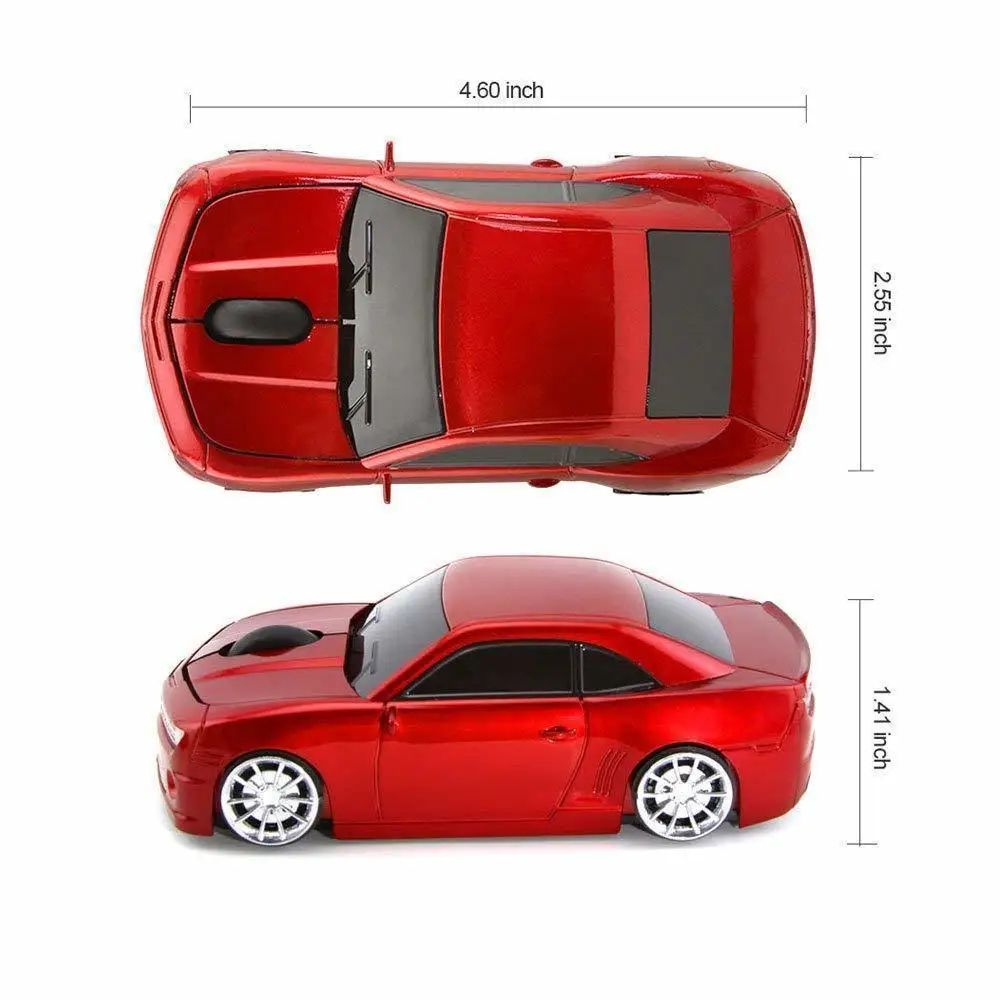 Беспроводная компьютерная мышь CHYI крутая Спортивная Автомобильная с USB